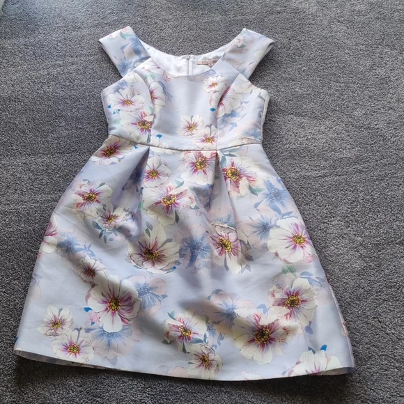 Review Mauve and pinked toned floral dress - Picture 3 of 7